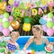 Summer Pool Beach Party Decorations - Balloons, Banner, Cake, Topper (Pink)